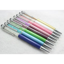 Luxury Crystal Touch Metal Pen for Ladies Gift